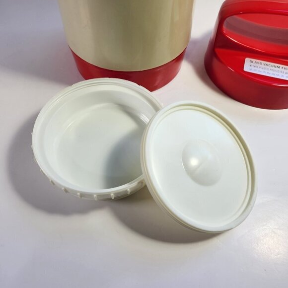 Thermos Vintage Camel Vacuum Screw Top Glass Vacuum Filler Quality Vacuum - Picture 9 of 12